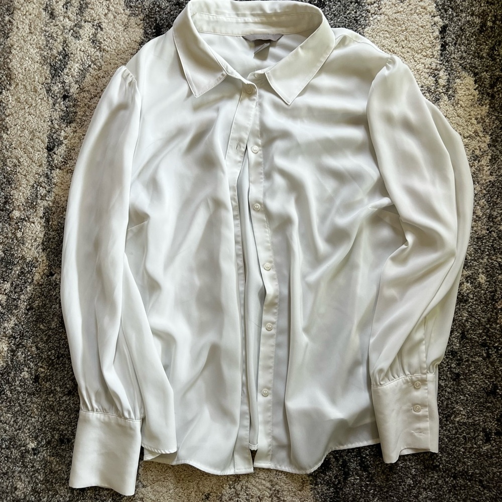 Classic White Button Down Shirt